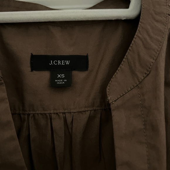 NWOT J. Crew Tie Waist V Neck Midi Dress - Picture 6 of 11